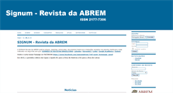 Desktop Screenshot of abrem.org.br