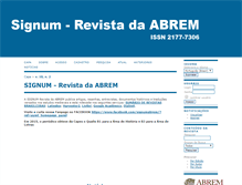 Tablet Screenshot of abrem.org.br
